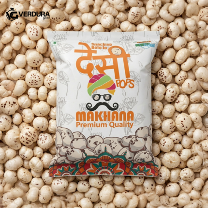 Combo of 2 – Verdura Desi Pops Phool Makhana 200g – Plain Fox Nut (Lotus Seeds) Healthy Snack – Rich in Antioxidants, Gluten & Cholesterol Free