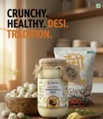 Combo of 2 – Verdura Bilona Desi Buffalo Ghee (1L) + Verdura Premium Phool Makhana (200gm)