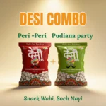 Combo of 2– Peri Peri 25gm & Pudina Party 25gm | Desi Pops