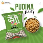 Trial Pack of 4- Desi Pops Pink Salt & Pepper 15gm + Magic Masala 15gm + Pudina Party 15gm + Peri Peri 15gm | Light & Crunchy Fox Nut Healthy Namkeen Puffed Snack | Gluten & Cholesterol Free - Image 4